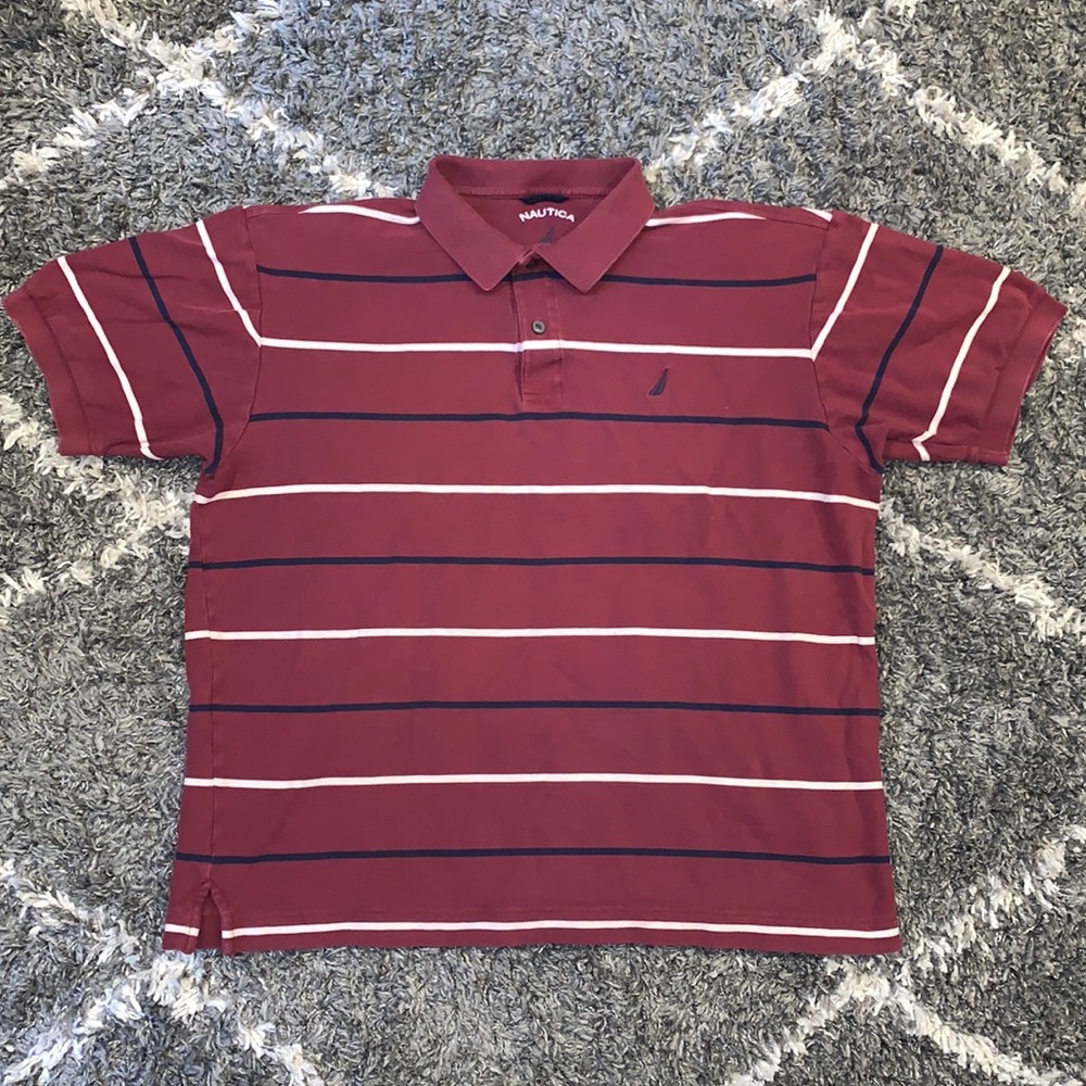 Nautica striped polo shirt